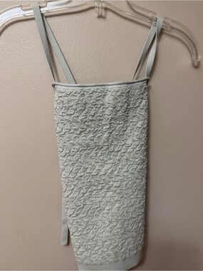Club Monaco Pale Blue Textured Strappy Tank